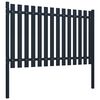 vidaXL Fence Panel Anthracite 178x75 cm Powder-coated Steel