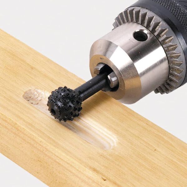 wolfcraft Five Piece Rotary Rasp and Countersink Set Steel 2540000