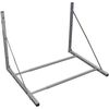 vidaXL Foldable Tyre Rack Silver Galvanised Steel