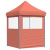 vidaXL Party Tent Folding Terracotta 200 x 200 x 306 cm Oxford Fabric