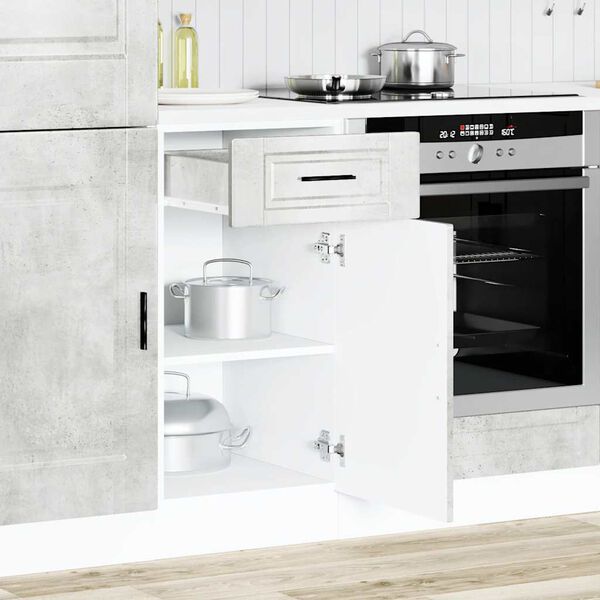 vidaXL Kitchen Base Cabinet&nbsp;Porto Concrete Grey Engineered Wood