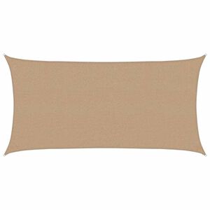 vidaXL Sunshade Sail 160 g/m&sup2; Taupe 2.5x4.5 m HDPE