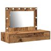 vidaXL Dressing Table Brown 100 x 40 x 70 cm Engineered Wood