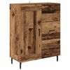 vidaXL Highboard with Drawer 2 pcs Old Wood Engineered Wood