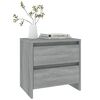 vidaXL Bedside Cabinets 2 pcs Grey Sonoma 45x34.5x44.5 cm Engineered Wood