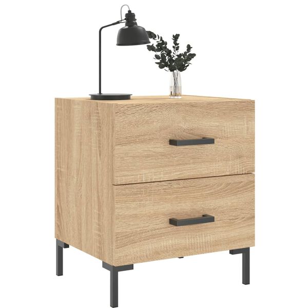 vidaXL Bedside Cabinet Sonoma Oak 40x35x47.5 cm Engineered Wood