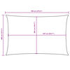 vidaXL Sunshade Sail Oxford Fabric Rectangular 4x7 m Red