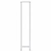 vidaXL Towel Rack White 12.5x12.5x60 cm Steel