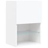 vidaXL 6 Piece TV Wall Cabinet Set with LED Lights White