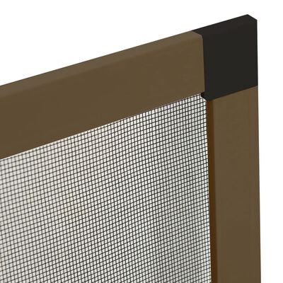 vidaXL Insect Screen for Windows Brown 80x100 cm