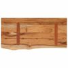 vidaXL Wall Shelf 40x20x3.8 cm Rectangular Solid Wood Acacia Live Edge