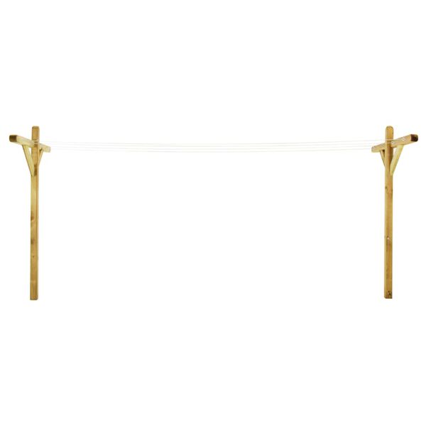 vidaXL Laundry Racks 2 pcs 120x170 cm Impregnated Pinewood