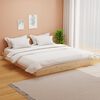 vidaXL Bed Frame without Mattress Solid Wood 160x200 cm