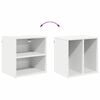 vidaXL Hanging Cabinet White 40 x 29.5 x 40 cm Engineered Wood