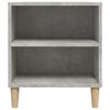 vidaXL TV Cabinet Concrete Grey 102x44.5x50 cm Engineered Wood