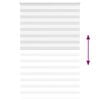 vidaXL Zebra Blind White 150x230 cm Fabric Width 145.9 cm Polyester