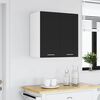 vidaXL Hanging Cabinet Lyon Black 60x31x60 cm Engineered Wood