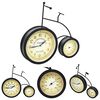 vidaXL Garden Wall Clock with Thermometer Bicycle Vintage