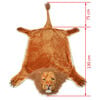 vidaXL Lion Carpet Plush 205 cm Brown