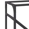 vidaXL Firewood Rack Black 40x25x100 cm Cold-rolled steel