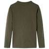 Kids' T-shirt with Long Sleeves Khaki 104