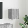 vidaXL TV Wall Cabinet Grey Sonoma 30 x 31 x 40 cm Engineered Wood