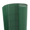 vidaXL Garden Fence Double-Sided Green 1.8x3 m PVC