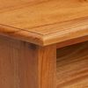 vidaXL CornerTVCabinet Natural 79 x 40 x 46 cm Solid Mahogany Wood