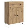 vidaXL Sideboard Artisan Oak 66 x 34.5 x 90 cm Engineered Wood