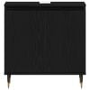vidaXL Bathroom Furniture Set 3 pcs Black Oak 30 x 30 x 190 cm