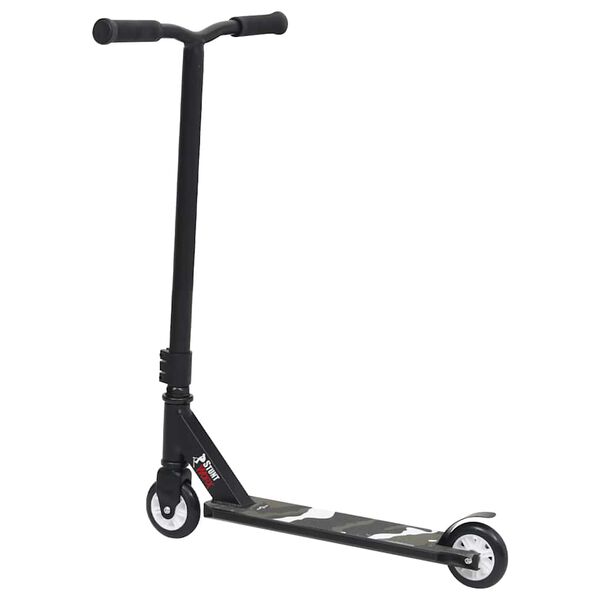 vidaXL Stunt Scooter with Aluminium Handlebar Black
