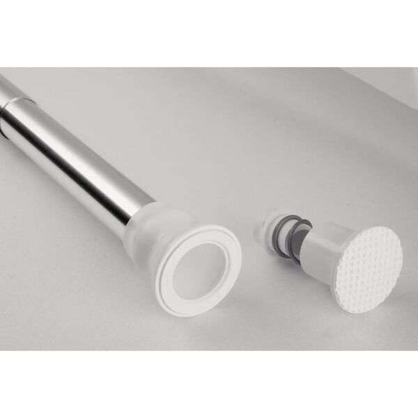 RIDDER Telescopic Shower Curtain Rod 110-185 cm Chrome 55200