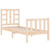 vidaXL Bed Frame without Mattress Small Single Solid Wood Pine