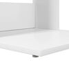 vidaXL Side Table White 40 x 38 x 62.5 cm Engineered Wood