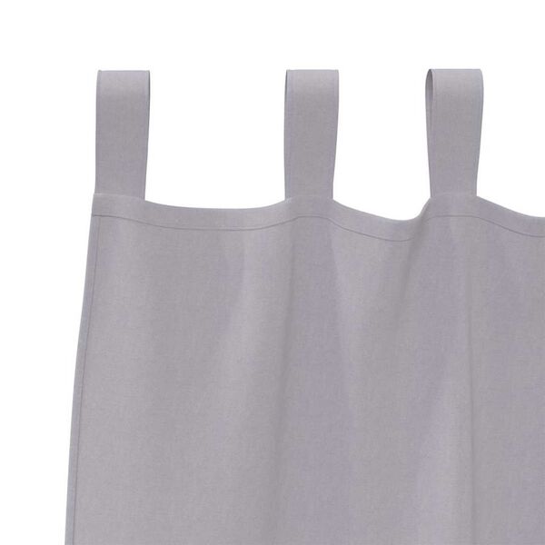 vidaXL Blackout Curtains with Rings 2 pcs Metal Grey 245 x 140 cm