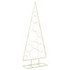 vidaXL Metal Christmas Tree with Circle Stand KUOPIO 150 cm Steel Gold