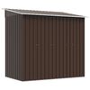 vidaXL Garden Storage Shed Brown 194x121x181 cm Steel