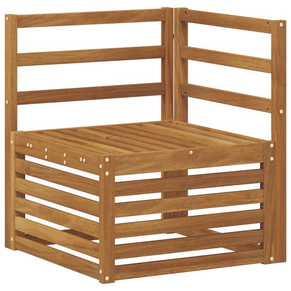 vidaXL Sofa Sets 6 pcs Natural Solid Acacia Wood