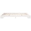 vidaXL Bed Frame White 160 x 210 cm Solid Pine Wood