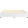 vidaXL Bed Frame without Mattress White Super King Faux Leather