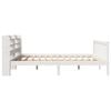 vidaXL Bed Frame without Mattress White 180x200 cm Super King Solid Wood Pine