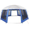 vidaXL Pool Tent with Removable Fly & Mesh Walls Azure Blue 690x690 cm