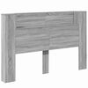 vidaXL Headboard Grey Sonoma 160 x 16.5 x 103.5 cm Engineered Wood