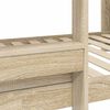vidaXL Bunk Bed for Kids Sonoma Oak 100 x 190 cm Engineered Wood