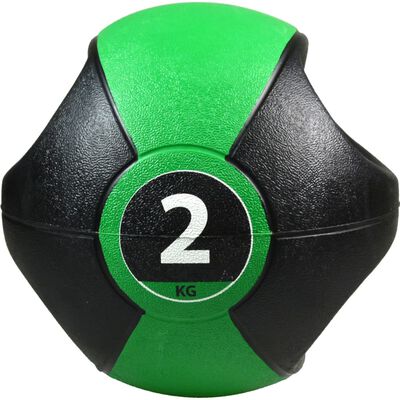Pure2Improve Medicine Ball with Handles 2 kg Green
