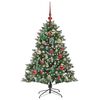 vidaXL Artificial Christmas Tree with 150 LEDs with Stand Green 120 cm