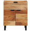 vidaXL Bedside Cabinet Brown 50 x 33 x 60 cm Solid Acacia wood