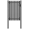 vidaXL Garden Fence Gate Steel 100x150 cm Anthracite