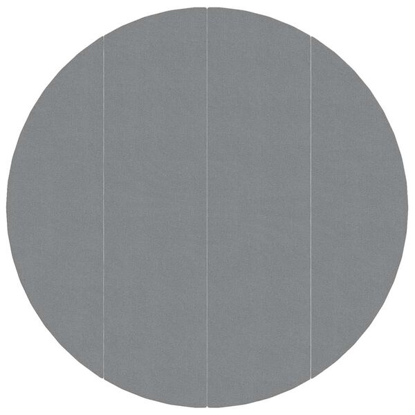 vidaXL Pool Ground Cloth Light Grey &Oslash;428 cm Polyester Geotextile
