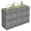 vidaXL Gabion Raised Bed Galvanised Steel 90x30x60 cm